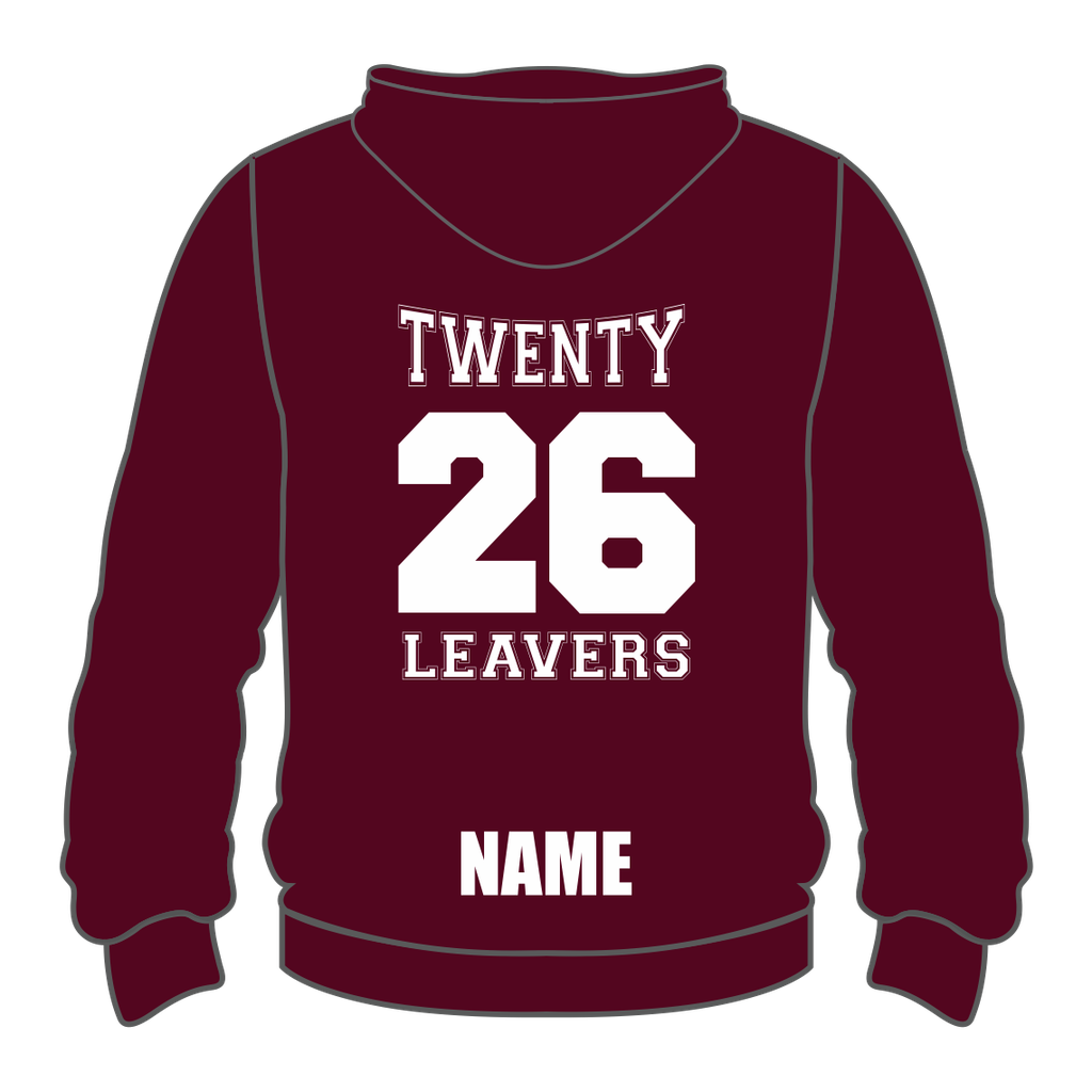 Clarence High Jersey 2026 - Maroon Leaver Hoodie