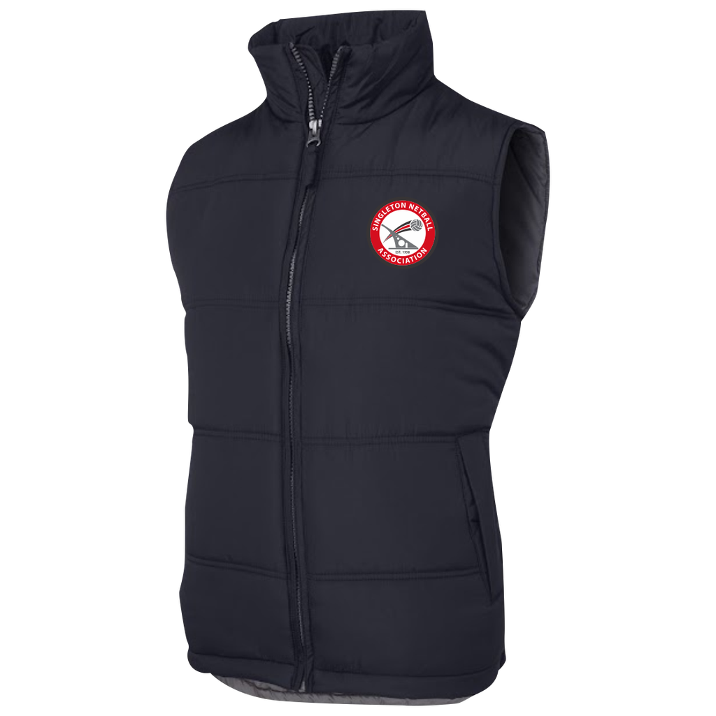 Singleton Netball Puffer Vest